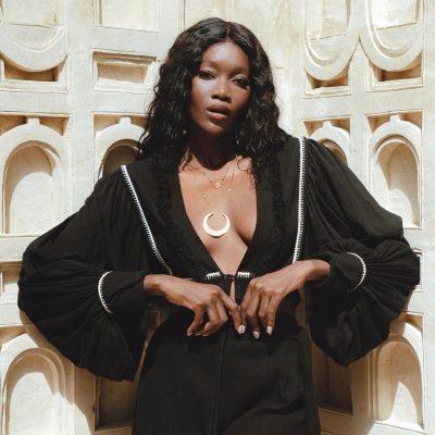 Black Linen Adjustable Pants Organic Wide Leg Open